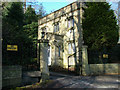 Gate house at entrance Crawshaw Hall in BB4 8NF