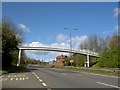 Footbridge over Chesterfield Road, Pleasley in NG19 7SP