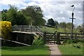 Footbridge over the river Sowe in CV8 3JG