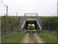 CTRL Railway bridge over footpath in DA13 9LU