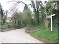 Minor road junction, near Westleigh in EX16 7HQ