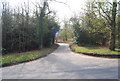 Lane to Old Tottingworth Farm from the A265 in TN21 8TD