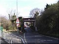 Disused railway bridge in Wych Lane in PO14 1AH