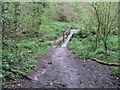 Footbridge over stream near Bignor Mill in RH20 1PQ