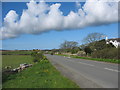 The A5025 east of the turnoff for Cemaes in Llanbadrig Community