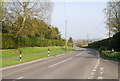Vicarage Rd meets the A265, Burwash Common in TN19 7LS
