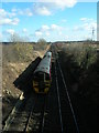 Garforth - Micklefield Railway from Ridge Bridge in LS25 4BB