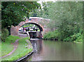 Old Hill Bridge No 107 and Tixall Lock, Staffordshire in ST17 0UY