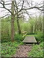 Footbridge over stream in NR10 4RG