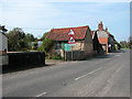 Corpusty - approaching the village centre in NR11 6QS