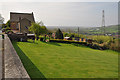 View across the Gwendraeth Fach valley toward Kidwelly in SA17 4LW