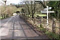 Lane through Drayford in EX17 4SJ
