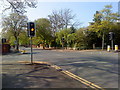 Queen's Road/Christchurch Road crossroads in GL50 2GA