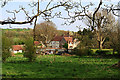 View towards Muston Manor and Muston Farm in DT2 7UA
