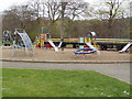 Play equipment in Seaton Park in AB23 8EA
