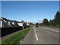 The A88 heading through Stenhousemuir in Larbert and Stenhousemuir