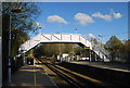 Footbridge across the line, Penshurst Station in TN11 8JZ
