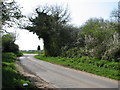 A sharp bend in Dereham Lane in NR19 2HT