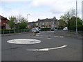 Double roundabout system in Springboig in G32 0EQ