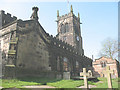 North side of St Mary's church, Sandbach in CW11 1JP