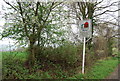 Village Sign entering Wateringbury, Wateringbury Rd in ME18 5NS