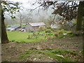 Cwmwr Isaf farm buildings in Pen-y-bont-Fawr Community
