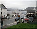 A wet evening in Ullapool in IV26 2TY