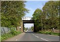 Railway bridge over Vale Road in S65 4DT
