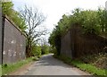 Former bridge abutments on Newhall Lane in S66 8PT