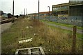 Railway and footpath to BMW in Swindon in SN2 7JF