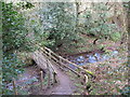 Footbridge over stream south of Acomb in NE46 4NH