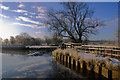 The Weir at Sileby Mill Boat Yard in LE12 7RS