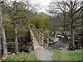 Footbridge over Bollihope Burn in DL13 2SU