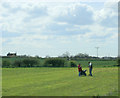 2009 : Airfield workers near Heywood Farm in SN14 6LS