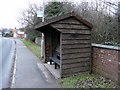 Bus shelter at Yoxall in DE13 8NQ