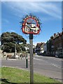 Sandgate Village Sign in CT20 3NP