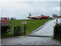 Hunting Jet Provost T3A at Park Farm Business Park in BS40 9YN