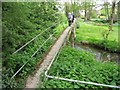 Footbridge over Garden in DT11 9DF