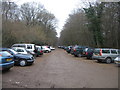 Busy car park - New Years Day 2009 in HP17 0UR