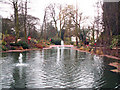Ornamental pond in King's Heath Park in B14 7NH