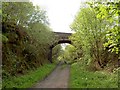 Minor road bridge crossing the Trans Pennine Trail near Penistone in S36 9QY