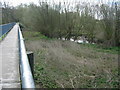 River Penk from footbridge, Baswich, Staffordshire. in ST17 4LP