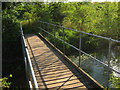 Footbridge over the River Darenth in DA2 7EA
