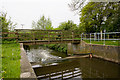 Footbridge and weir on Wallington River in PO17 6AA
