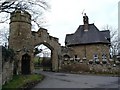 Gyrn Castle gatehouse in CH8 9BQ