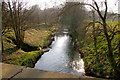 View of Dean Water looking downstream near Bridgend, Glamis in DD8 1QG