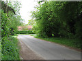 Yelverton Road approaching junction with Hall Road in NR14 7SE