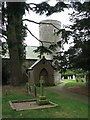 St Andrew's church - path to churchyard in NR14 7SE