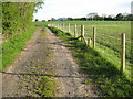 Track by Upper Hill Farm in Malvern Hills District