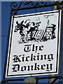 Sign for the Kicking Donkey in BA13 4EG